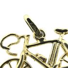 Image 5 of Gold pendant of a racing bicycle