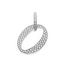 Image 6 of White gold pendant with diamonds; 0.83 ct.