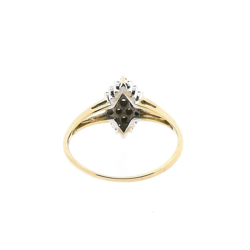 Image 4 of Gold Surround Ring with Diamonds; 0.26 ct.