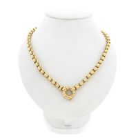 Gold Jasseron Necklace; 14 Karat; 46 cm