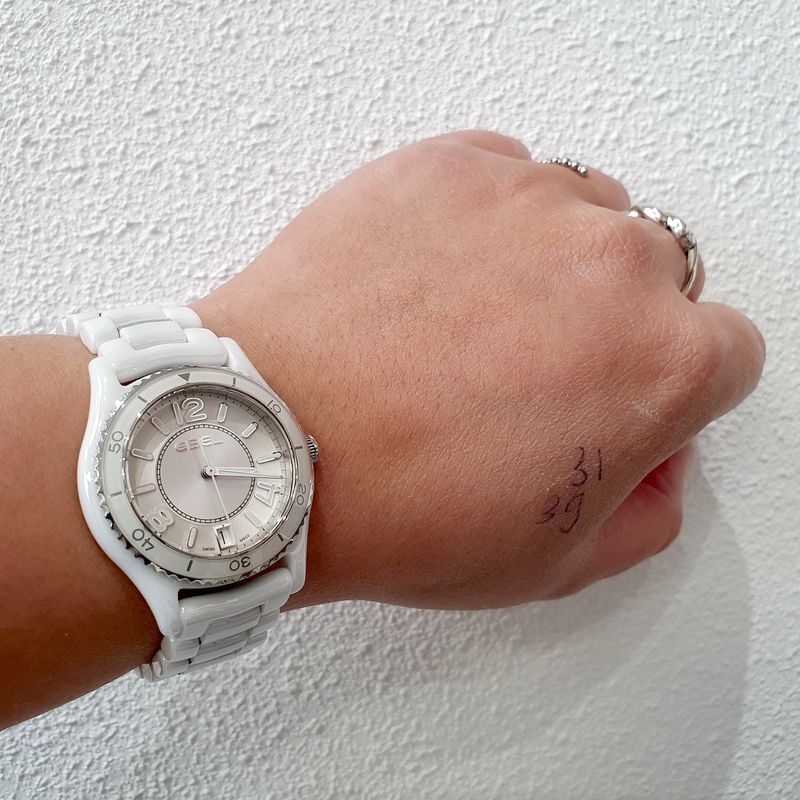 Image 12 of Ebel X1; Ceramic women's watch