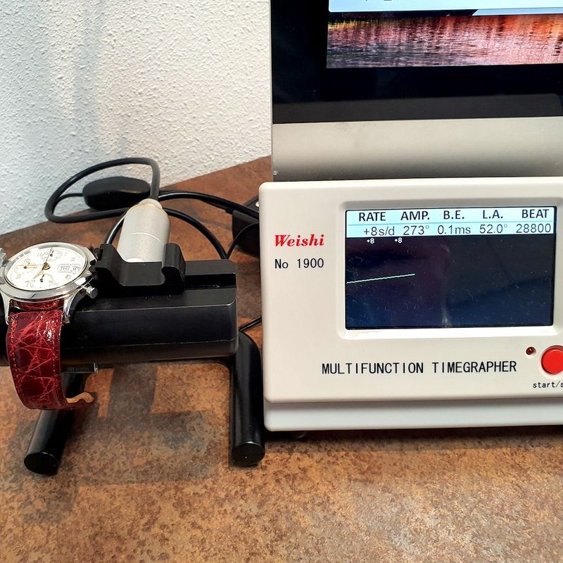 Image 7 of Hamilton Field; Vintage men's watch with chronograph