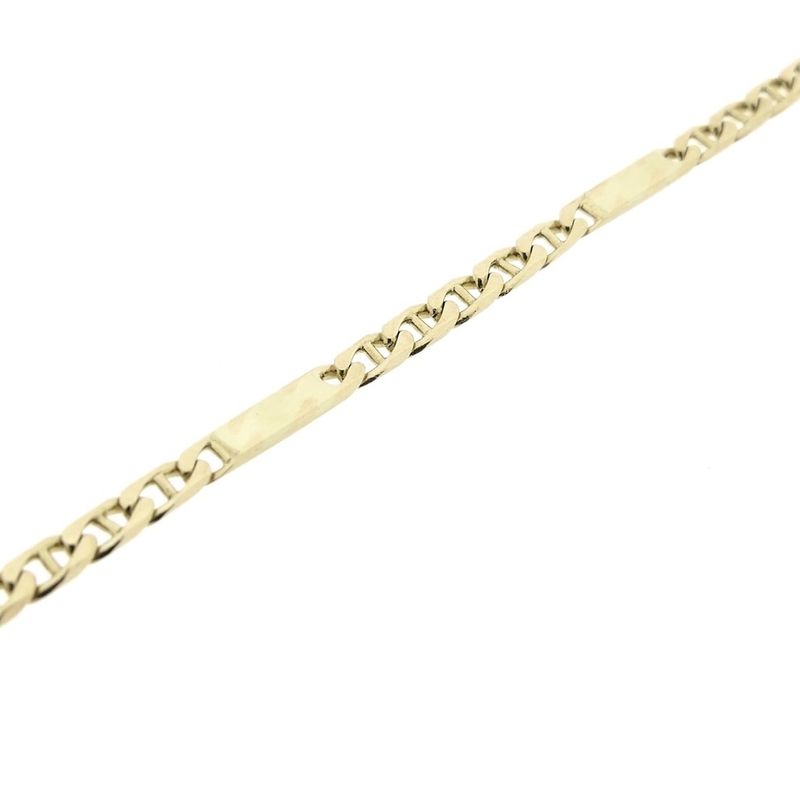 Image 5 of Gold Figaro link bracelet