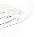 Image 5 of Vintage Silver Hair Comb with Butterflies