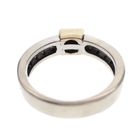 Image 5 of Two-tone gold ring with diamonds; 0.24 ct.