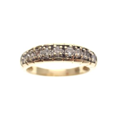 Image 2 of Gold ring with diamonds; 0.54 ct.