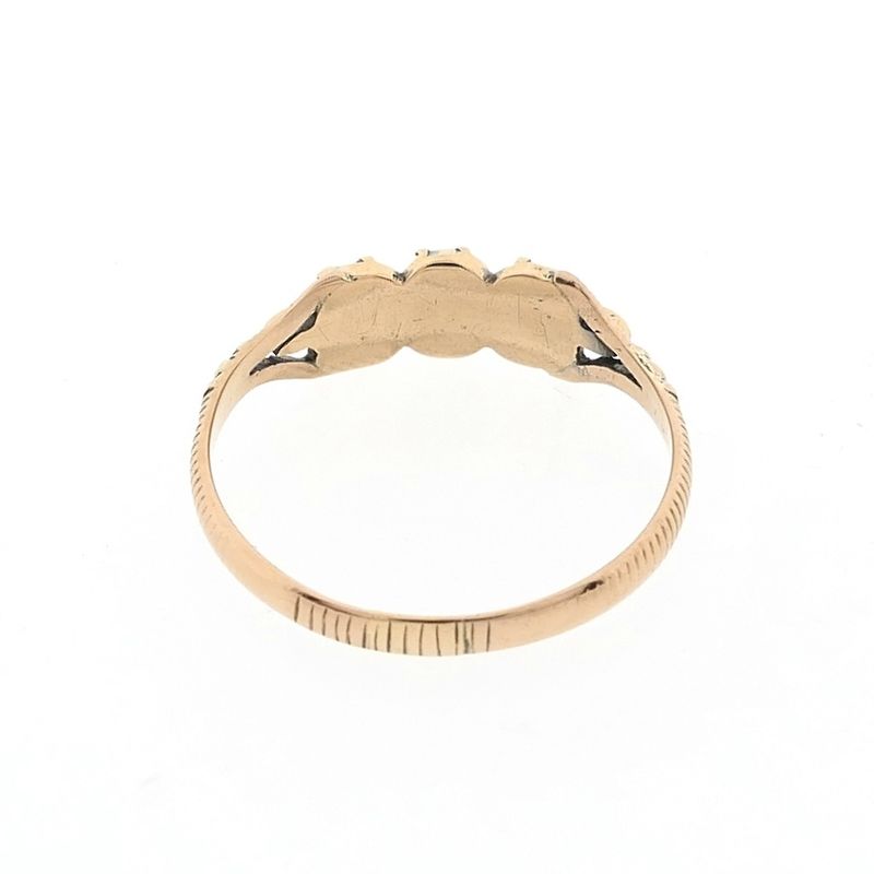 Image 6 of 18K rose gold ring set with a rose-cut diamond | Approx. 0.15 ct.