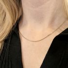 Image 2 of Gold gourmet link chain | 47 cm