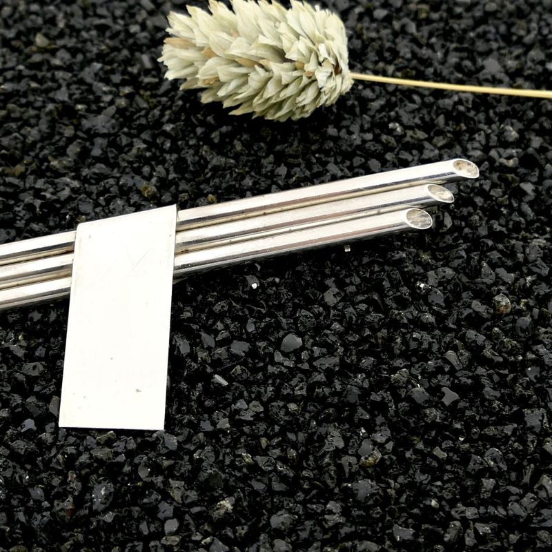 Image 2 of Silver Modern Fantasy Brooch