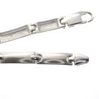Image 4 of Silver smooth link bracelet | 19 cm