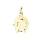 Image 6 of Gold pendant of a horse with a horseshoe