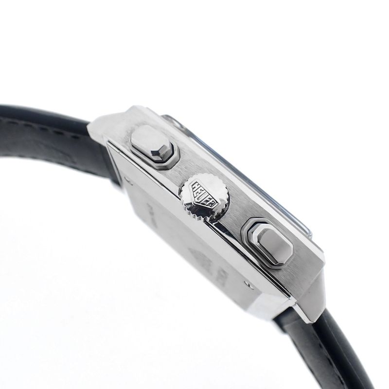 Image 7 of Heuer Monaco; Chronograph men's watch