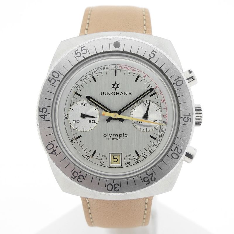 Image 11 of Junghans Olympic; Vintage chronograph men's watch