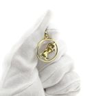 Image 7 of Gold zodiac sign pendant; Taurus
