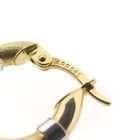 Image 5 of Bicolor Gold Earrings ; Ø 16.5