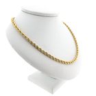 Image 5 of Twisted Gold Link Necklace