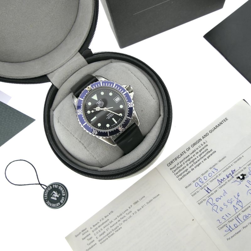 Image 15 of TAG Heuer Professional 1000 Quartz 980.013B; Vintage men's watch