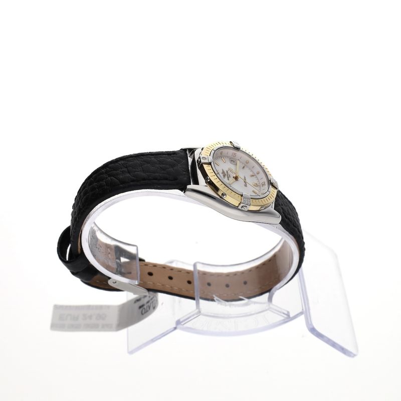 Image 8 of Breitling Callistino 'Mother of Pearl' D52045; 18k gold/steel women's watch