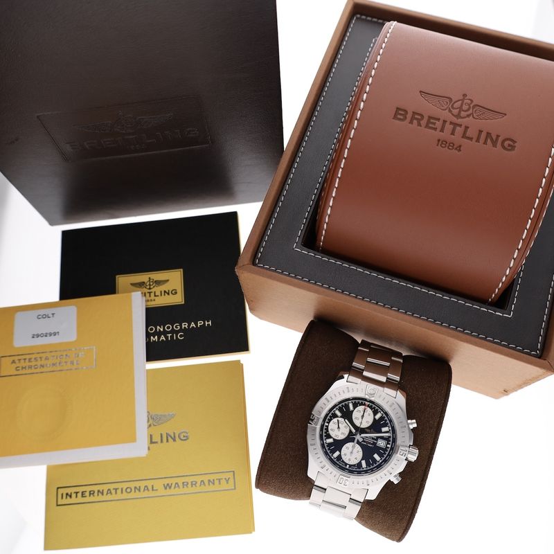 Image 4 of Breitling Colt 44 Automatic Chronograph A13388; Automatic men's watch