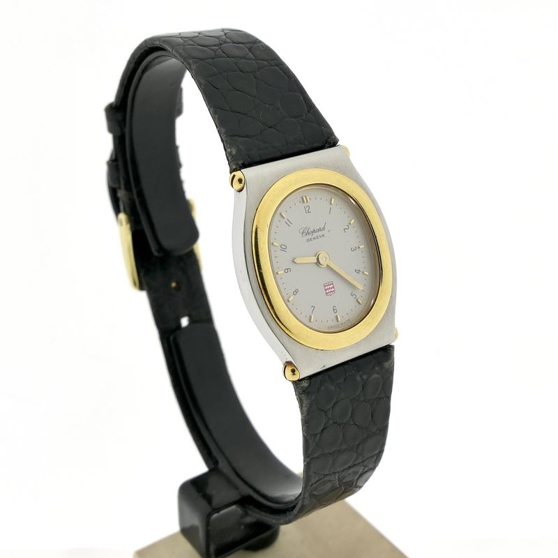 Image 3 of Chopard Monte-Carlo 8034; Vintage gold/steel women's watch