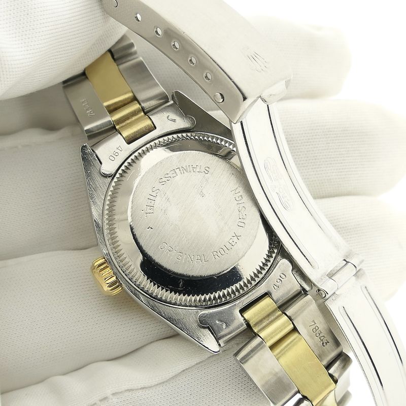 Image 14 of Rolex Datejust 26mm 6917; 18k gold/steel women's watch