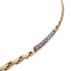 Image 9 of Gold necklace with a fixed pendant featuring 1.25 ct. diamonds | 40 cm