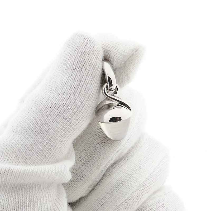 Afbeelding 9 van Witgouden hanger met maansteen