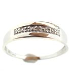 Image 3 of 8 carat row ring with diamonds; 0.015 ct.