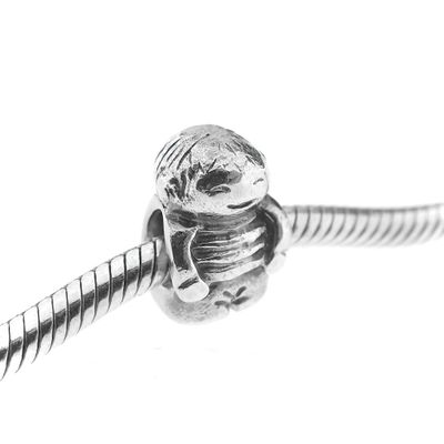 Image 2 of Pandora charm; Silver; Boy