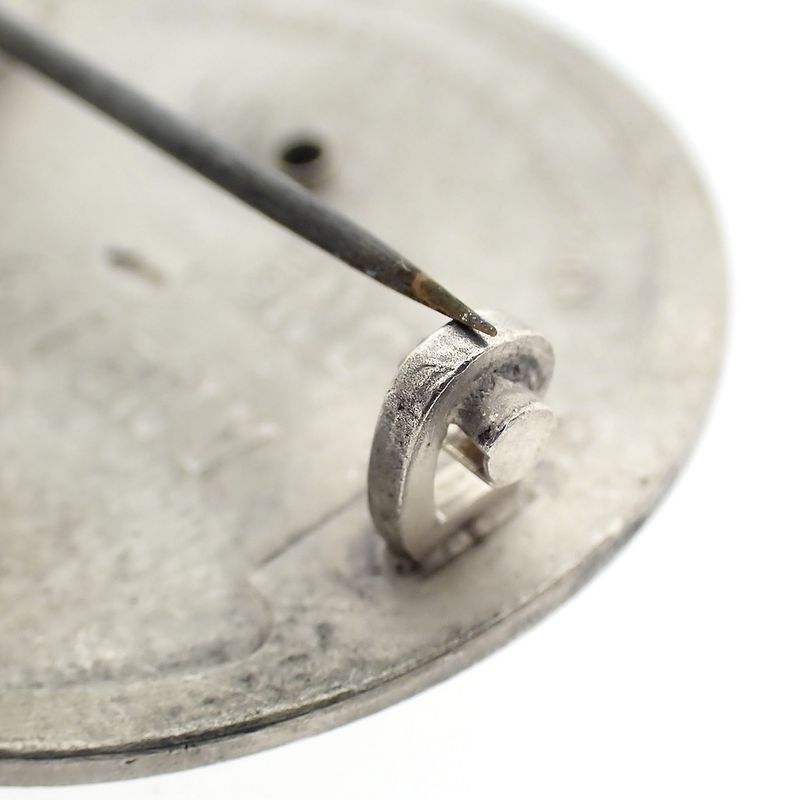 Image 7 of Silver brooch of a nursing A-badge