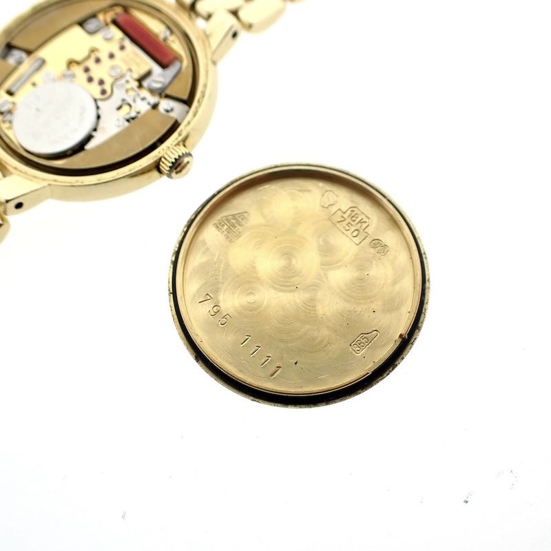 Image 10 of Omega DeVille; 18k. gouden dames horloge