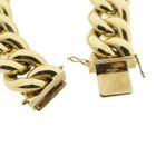 Image 4 of Gold gourmet link bracelet