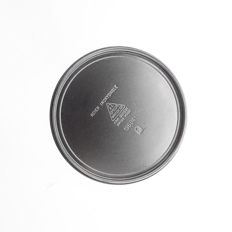 Image 7 of Omega Genève; Vintage horloge met unieke blauwe details