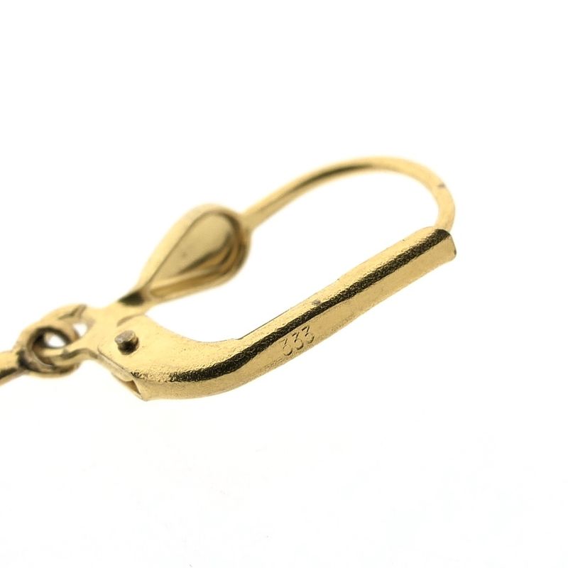 Image 7 of 8 Ct. bicolor earrings with opal