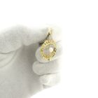 Image 10 of Two-tone gold pendant with pearl