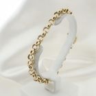 Image 2 of Gold jasseron link bracelet | 22 cm
