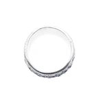 Image 2 of Silver ring with braided pattern