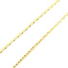 Image 6 of Bicolor Gold Cobra Link Necklace with Pendant & Zirconia; 14 Karat; 42.5 cm