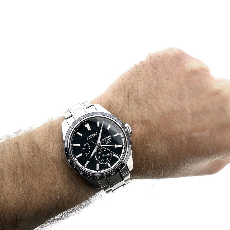 Image 16 of Seiko Presage Sharp Edged Ao-Fuji GMT Limited Edition SPB303J1; Automatic men's watch