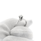 Image 8 of White Gold Solitaire Ring with Diamond; 0.28 ct.