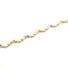 Image 9 of Two-tone gold fantasy link chain | 44 cm