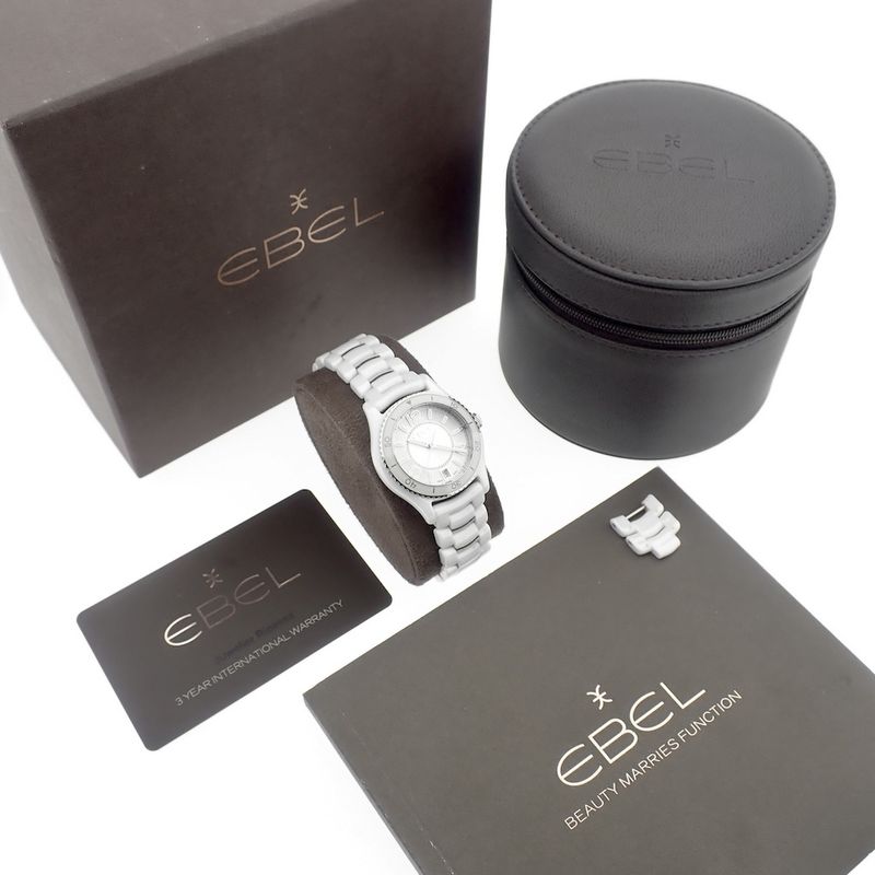 Image 11 of Ebel X1; Ceramic women's watch