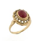 Image 1 of Gold ring with carnelian | Vintage