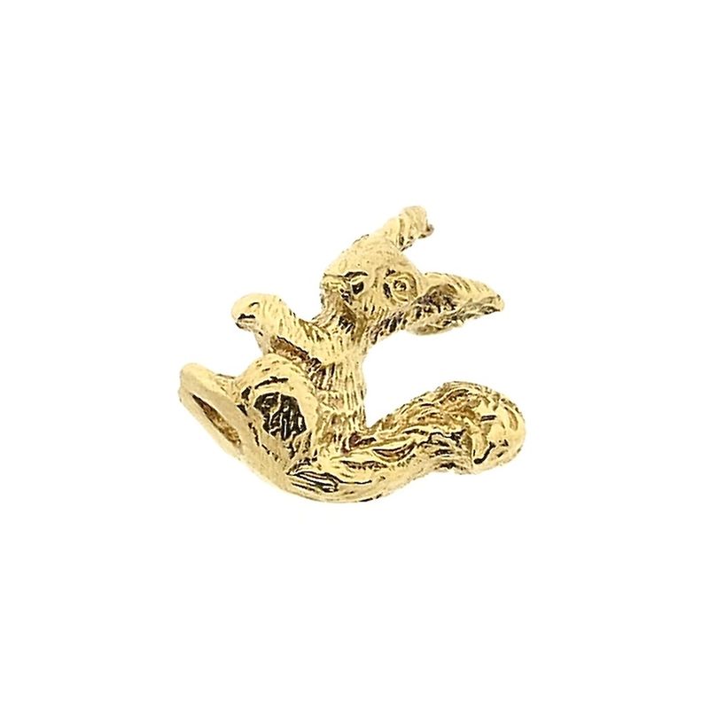 Image 6 of Solid gold squirrel pendant