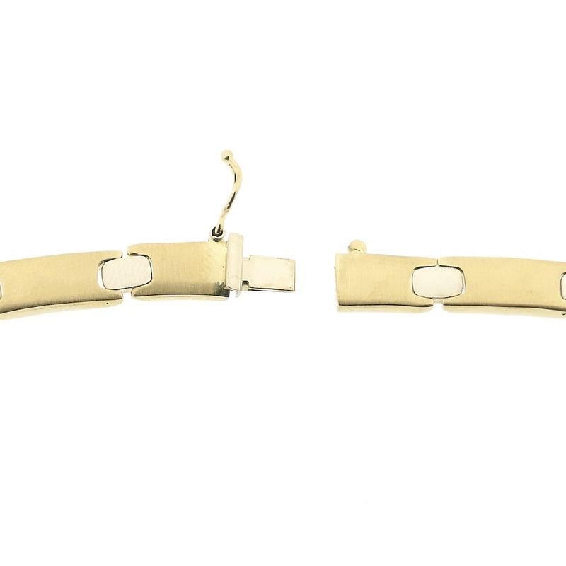 Image 5 of Two-tone gold fantasy link necklace