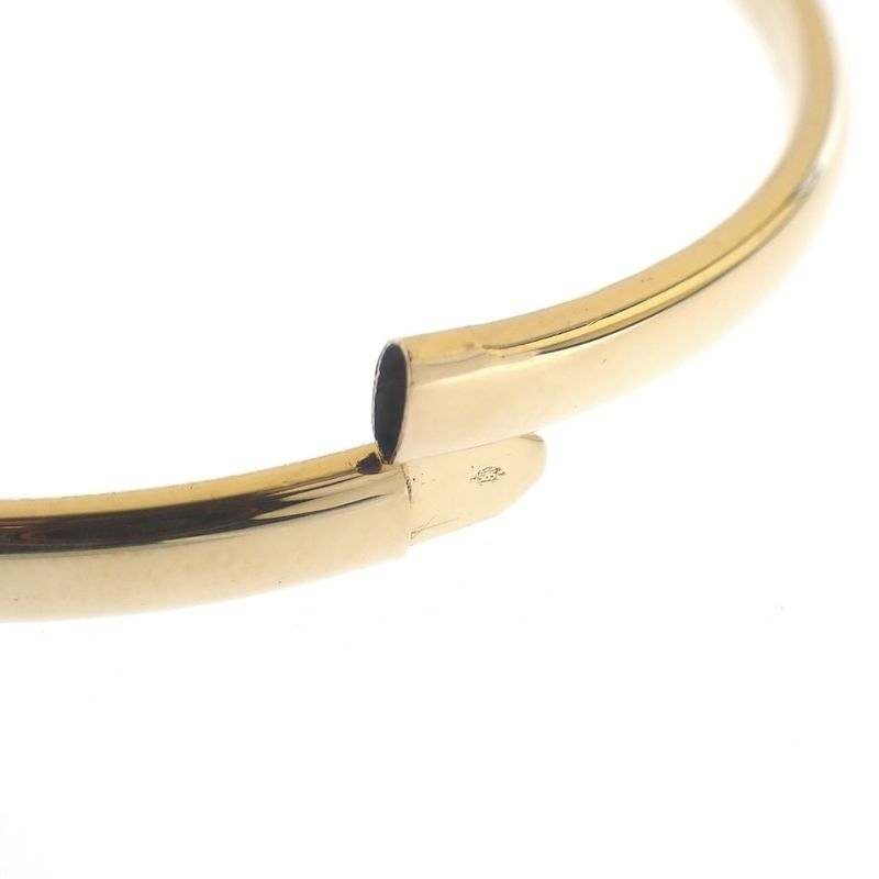 Image 7 of Gold smooth slave bracelet | Ø 60 mm