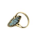 Image 6 of Vintage gold ring with turquoise