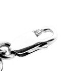 Image 10 of Antique silver bracelet with floral design; Art Nouveau | 22.5 cm