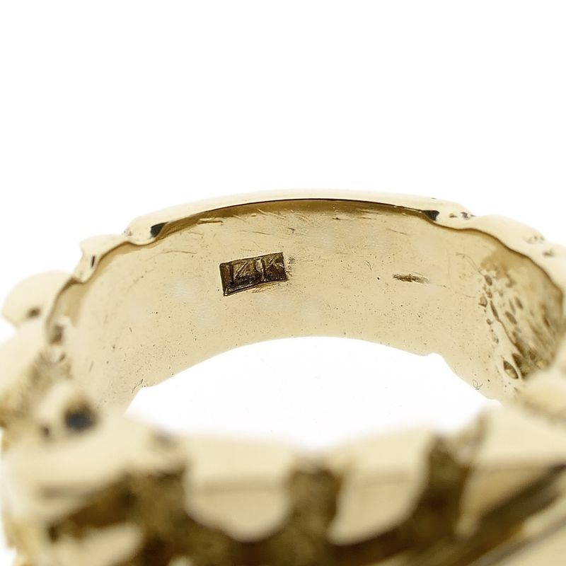 Image 8 of Gold nugget ring