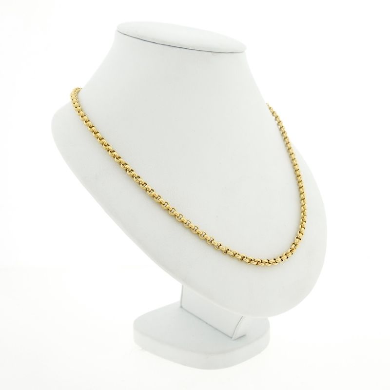 Image 5 of Gold jasseron link chain | 60.5 cm